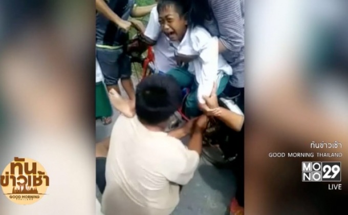 คลิปอุทาหรณ์ เตือนเด็กนั่งซ้อนท้ายรถจักรยาน