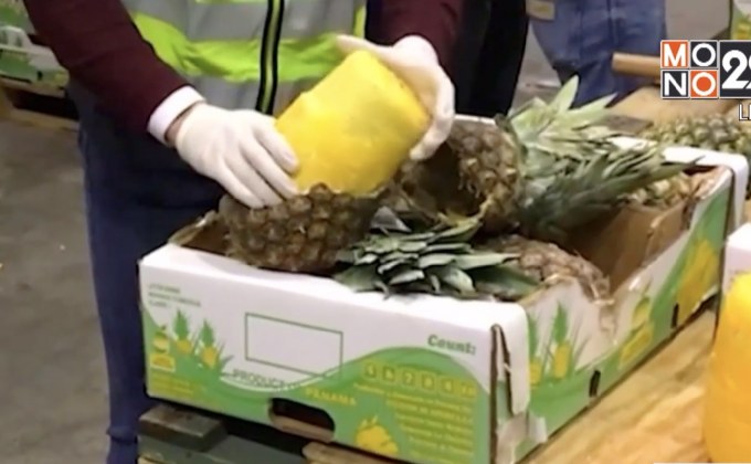 รวบแก๊งค้าโคเคนยัดไส้ในสับปะรด