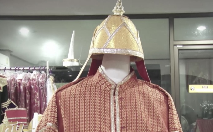 ร้านตัดเย็บชุดพระราชพิธีถวายพระเพลิงพระบรมศพ