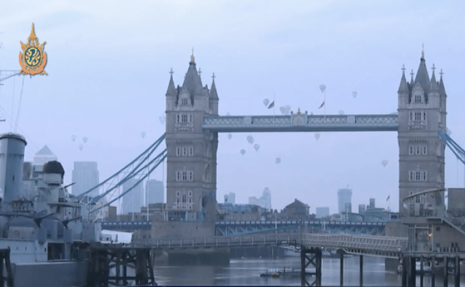 กิจกรรมปล่อยบอลลูนการกุศลในอังกฤษ