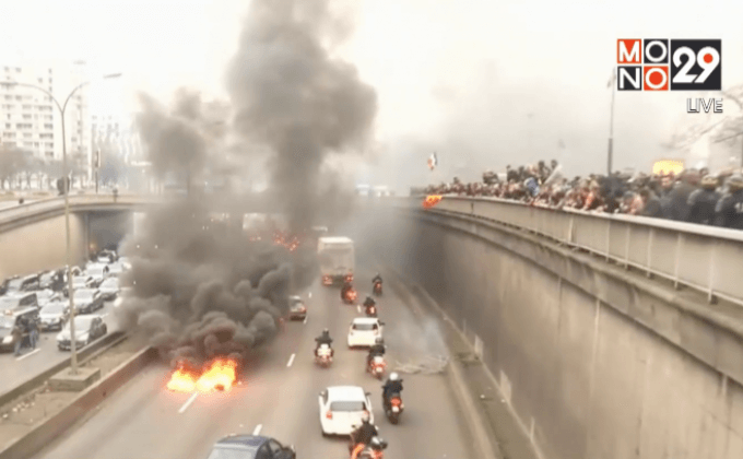 ประท้วงต้าน Uber ในฝรั่งเศส