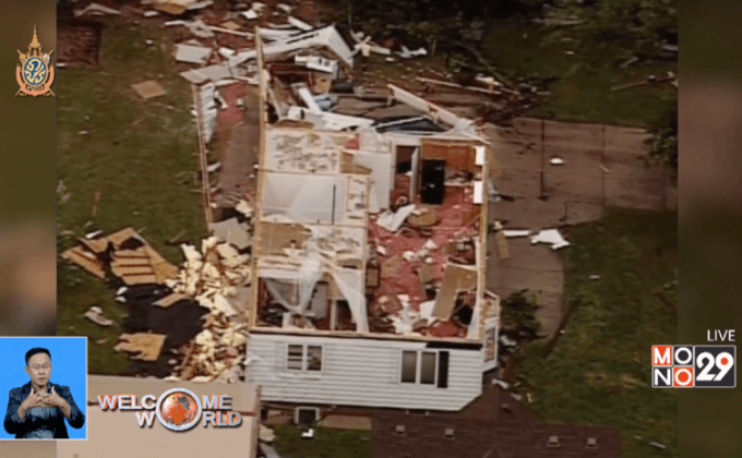 ทอร์นาโดพัดถล่มรัฐมินเนสโซต้าของสหรัฐฯ