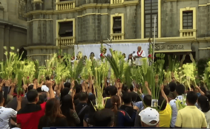 เทศกาลปาล์มซันเดย์ในฟิลิปปินส์