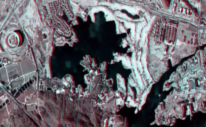 จีนจัดแสดงภาพสามมิติชุดแรกที่ได้จากดาวเทียม