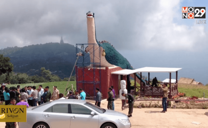 รื้อหุ่นไดโนเสาร์ภูทับเบิก จ.เพชรบูรณ์