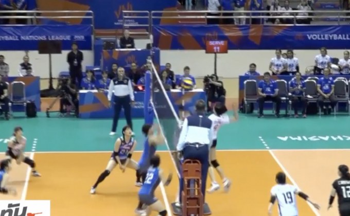 ลูกยางสาวไทยสู้สุดใจก่อนพ่ายญี่ปุ่น 2-3 ศึกเนชันส์ลีก