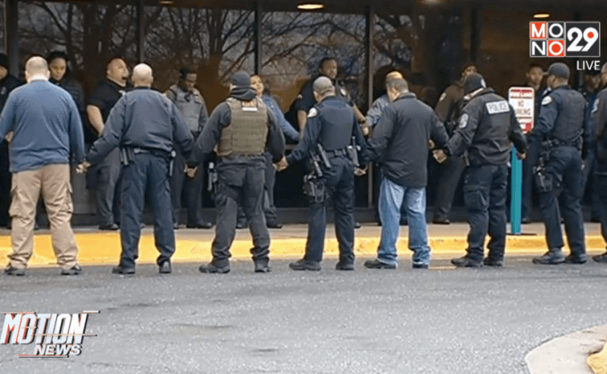 มือปืนบุกยิงสถานีตำรวจในสหรัฐฯ