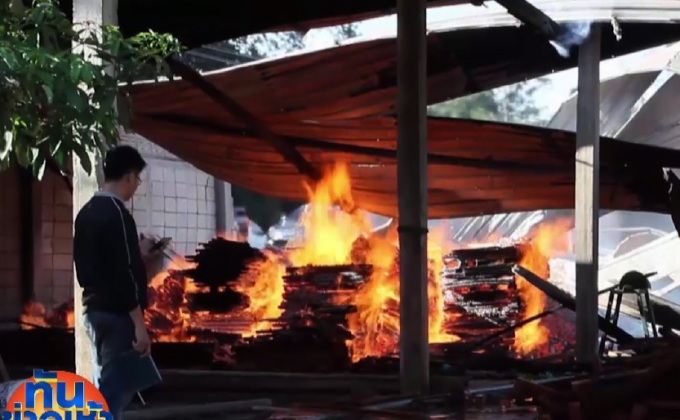 ตร.ยะลา รู้ตัวแล้ว มือก่อเหตุเผา บ.ก่อสร้าง-โรงไม้ยางพารา