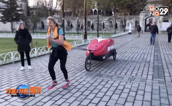 คุณป้าชาวอังกฤษวิ่งการกุศลทางไกลเพื่อชาวเนปาล