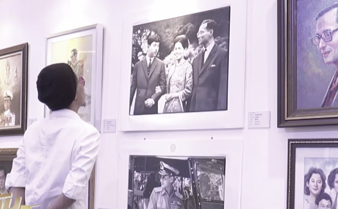 ศิลปินแห่งชาติ แสดงงานศิลปะในงาน “อาลัย องค์อริยราชัน”