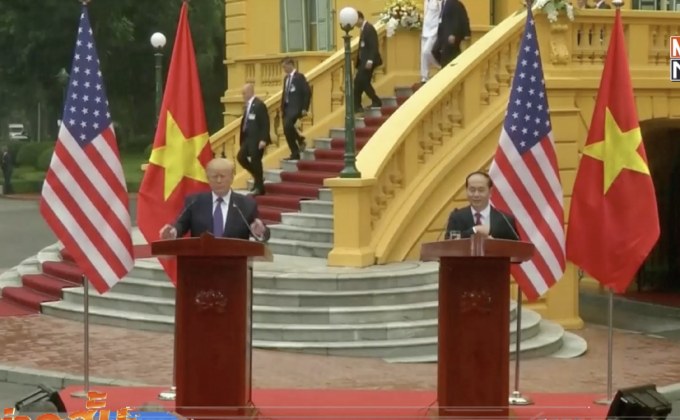 “ทรัมป์” พบผู้นำเวียดนามในกรุงฮานอย