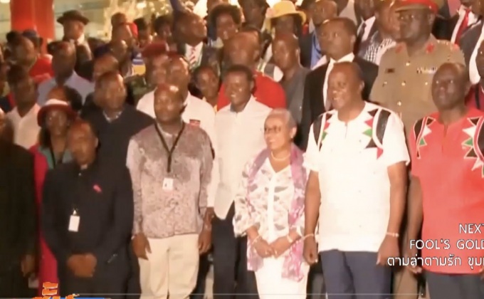 เคนย่าเปิดให้บริการรถไฟโดยสารขบวนใหม่