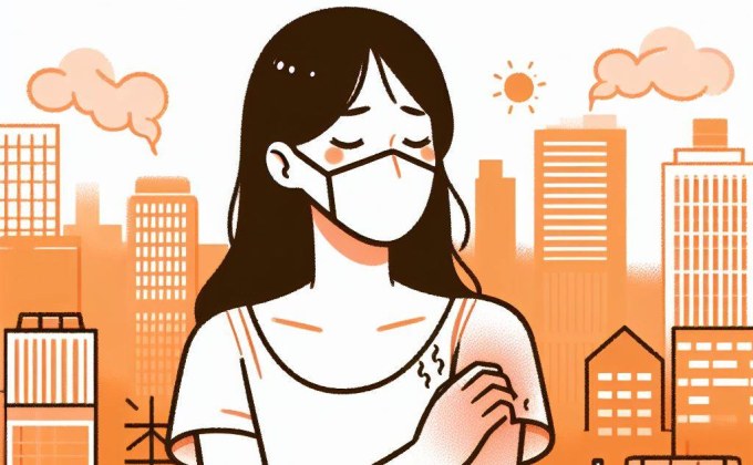 คนเป็น โรคลมพิษ ระวังกำเริบหนัก! ฝุ่น PM 2.5 กับผลกระทบที่จะเกิดทางผิวหนัง
