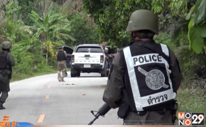 ปิดล้อม 4 อำเภอ จ.นราธิวาส หาผู้ก่อเหตุยิงโรงพัก