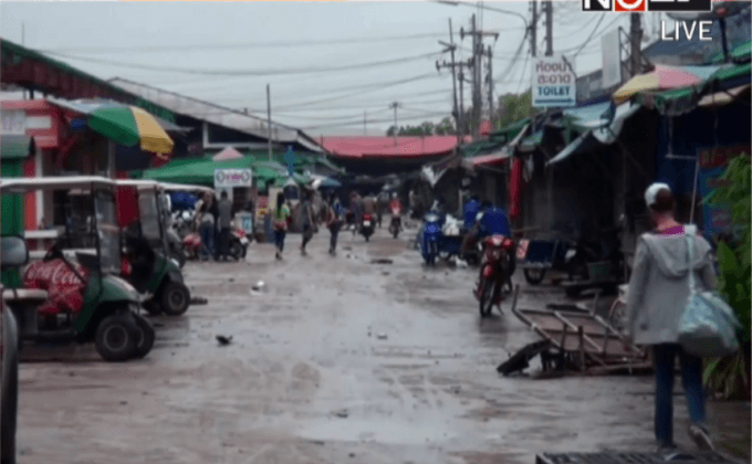 หวั่นน้ำท่วมตลาดโรงเกลือหลังฝนตกหนัก