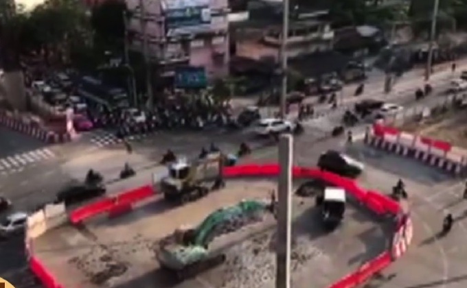 เริ่มเปิดสัญญาณไฟ 4 แยกรัชโยธินวันนี้