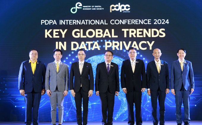 PDPC สร้างปรากฏการณ์ใหม่ระดับนานาชาติ เปิดเวทีเสวนาสร้างความตระหนักรู้เกี่ยวกับกฎหมายการคุ้มครองข้อมูลส่วนบุคคลระดับนานาชาติ “PDPA International Conference 2024 : Key Global Trends in Data Privacy” ผู้เชี่ยวชาญกฎหมาย PDPA เข้าร่วมงานเพียบ