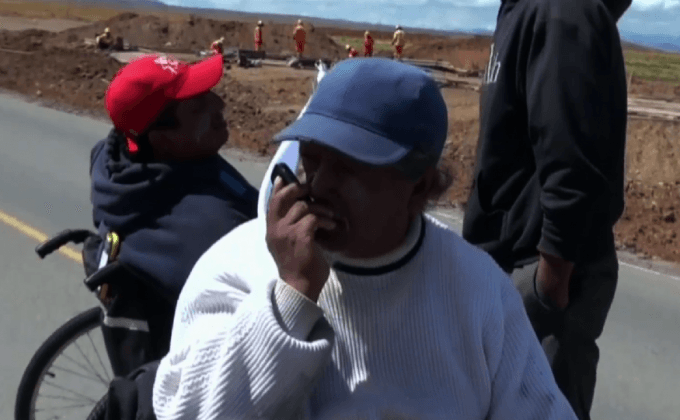 ผู้พิการในโบลิเวีย ประท้วงขอขึ้นรายได้จากรัฐ