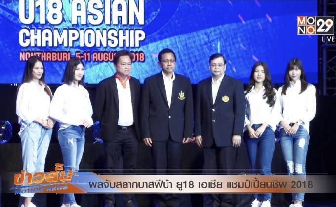 ผลจับสลากบาสฟีบ้า ยู18 เอเชีย แชมป์เปี้ยนชิพ 2018