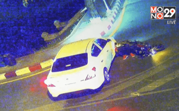 นักท่องเที่ยวจีนขับรถย้อนศรชนบิ๊กไบค์เจ็บสาหัส