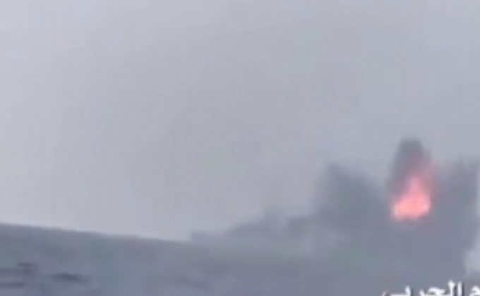 กบฎฮูธิอ้างว่าโจมตีเรือรบซาอุฯ