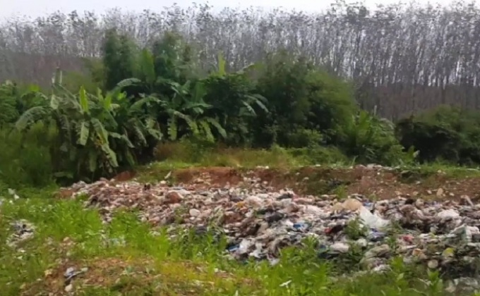 ชาวบ้าน จ.กระบี่ ผวาขยะติดเชื้อถูกทิ้งใกล้ชุมชน