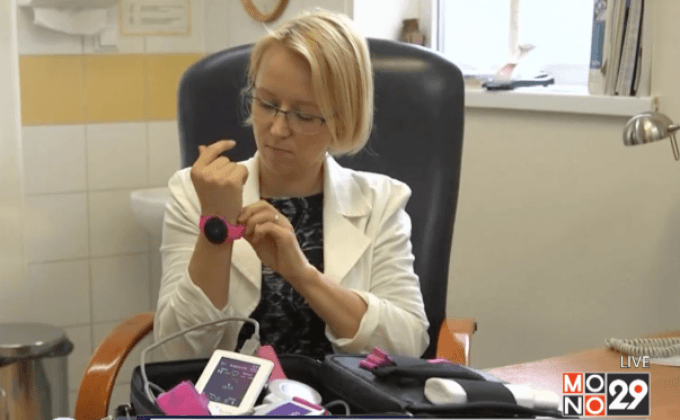 อุปกรณ์วัดการเต้นของหัวใจแบบพกพา