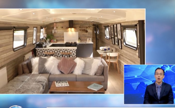 ที่พักหรูบนเรือในอังกฤษ