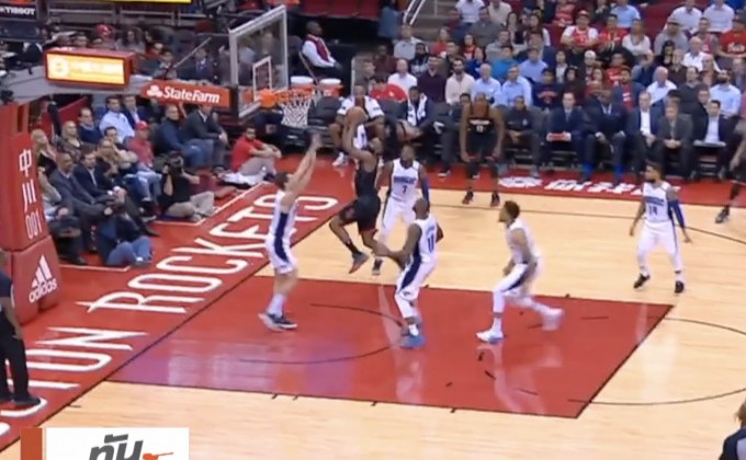 จรวดพุ่งฉิว “ฮาร์เด้น” ทริปเปิ้ล-ดับเบิ้ลแบบกด 60 แต้ม