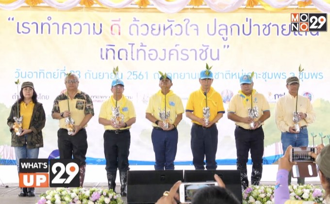 กฟผ. และบริษัทในกลุ่ม กฟผ. ร่วมกับภาครัฐและเอกชน จัดกิจกรรม เราทำดีด้วยหัวใจ ปลูกป่าชายเลน เทิดไท้องค์ราชันย์