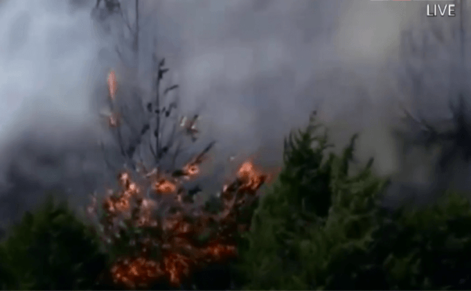 ไฟไหม้ป่าในสหรัฐฯ