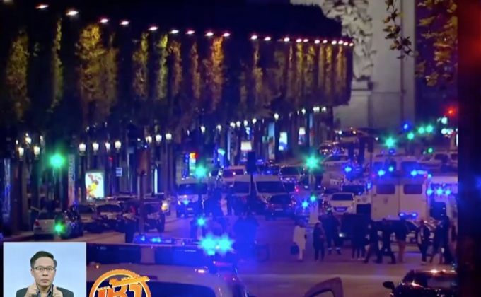 เกิดเหตุคนร้ายยิงตำรวจใจกลางกรุงปารีส