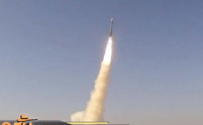 อิหร่านเผยภาพขณะทดสอบขีปนาวุธระยะไกล