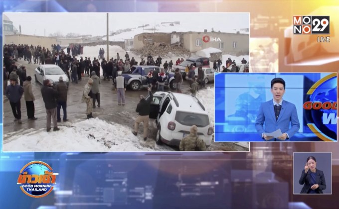 แผ่นดินไหวอิหร่านทำให้มีผู้เสียชีวิต 9 รายในตุรกี