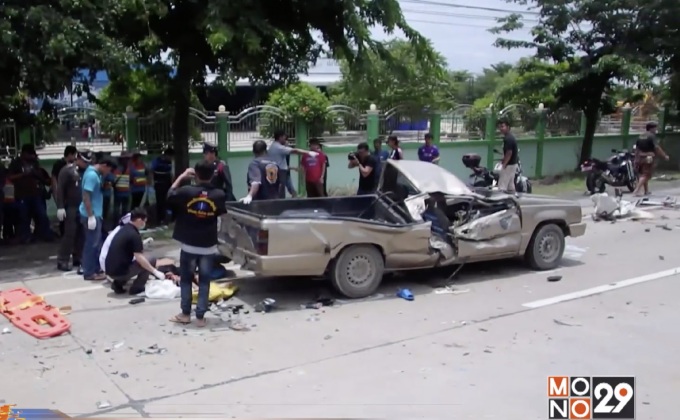 แก๊งค้ายาหนีตำรวจขับรถชนเสียชีวิต 2 คน