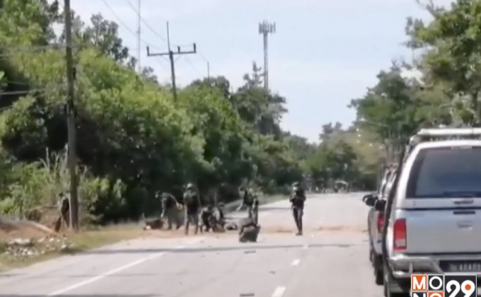 ​ลอบวางระเบิดทหารพรานบาเจาะ เจ็บ 3 นาย