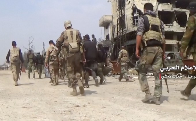 กองทัพซีเรียเผยภาพทหารยึดคืนพื้นที่