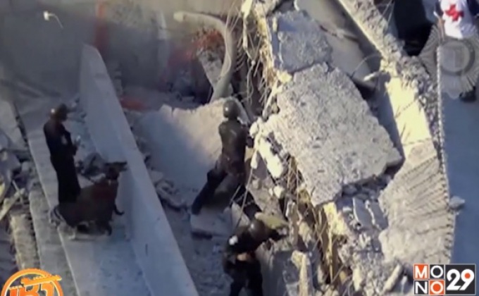 เหตุตึกถล่มทับคนงานในเม็กซิโก