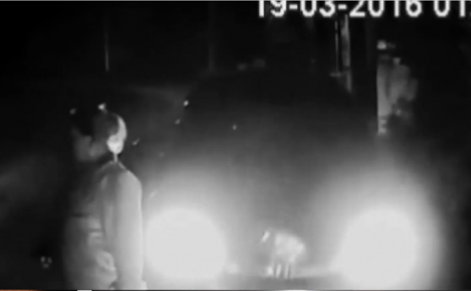 วงจรปิดจับภาพรถยนต์พุ่งชนคนเดินเท้า จ.นนทบุรี