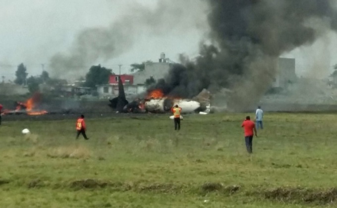 เครื่องบินเล็กตกในเม็กซิโก