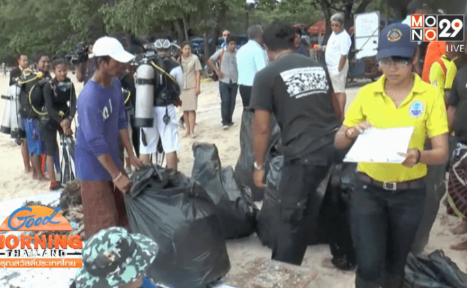 เก็บขยะใต้ทะเลภูเก็ตได้กว่า 600 กิโลกรัม