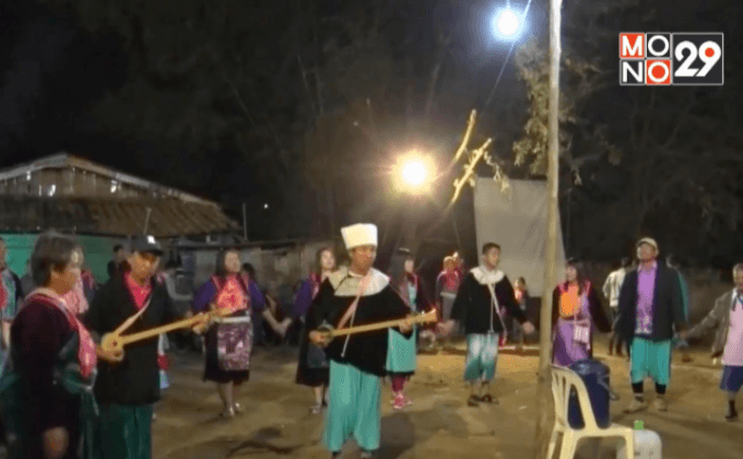 เผ่าลีซอสืบสานประเพณีกินวอขึ้นปีใหม่