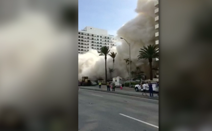 อาคารถล่มที่หาดไมอามีของสหรัฐฯ