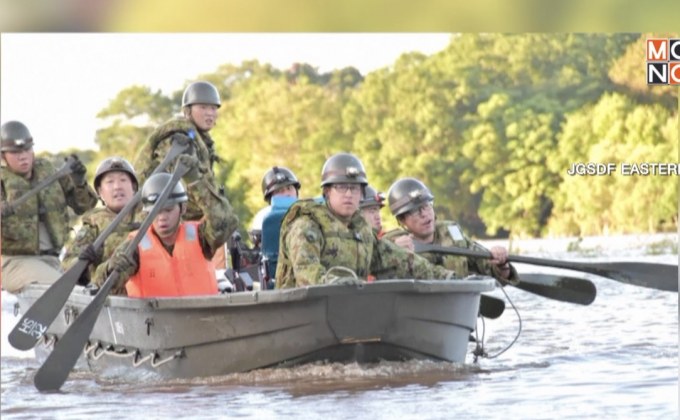 เจ้าหน้าที่กว่าแสนระดมกำลังช่วยเหยื่อไต้ฝุ่นฮากิบิส