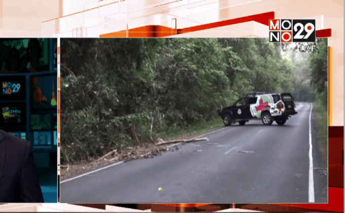 ช้างป่าเขาใหญ่หงุดหงิดนักท่องเที่ยวถ่ายรูป