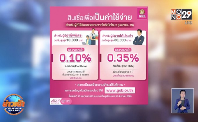 ประชาชนแห่ลงทะเบียนกู้ออมสิน