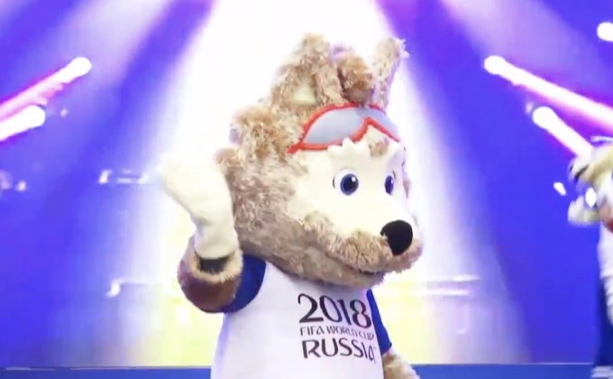 เปิดตัวมาสคอตฟุตบอลโลก2018
