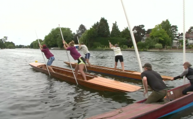 แข่งชิงแชมป์ถ่อเรือในอังกฤษ