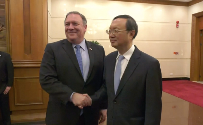 รัฐมนตรีต่างประเทศสหรัฐฯ ประชุมเครียดกับจีน