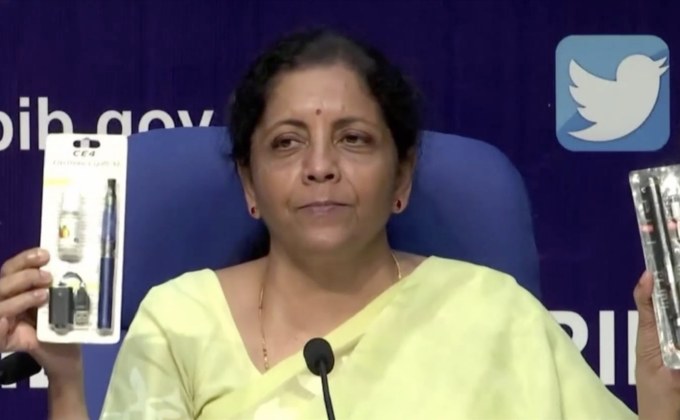 อินเดียแบนบุหรี่ไฟฟ้า